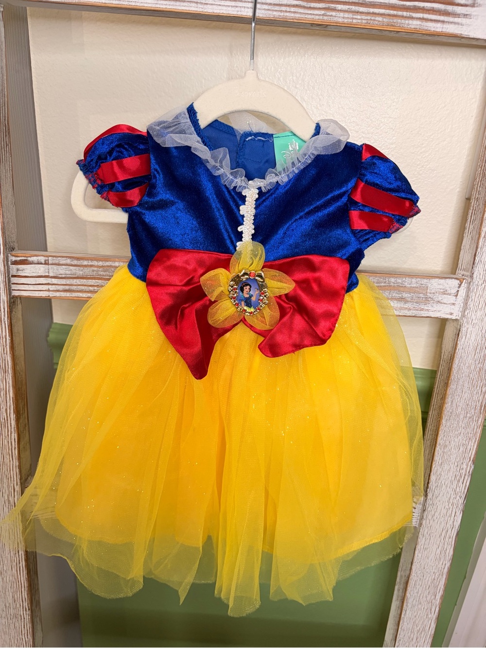 🍎 Disney Baby Snow White Princess Costume Dress 12-18M